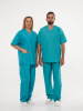 Брюки рабочие универсальная №104 бирюза, ткань ТИСИ
