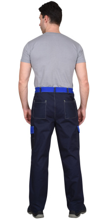 Брюки "КАРАТ": темно-синие