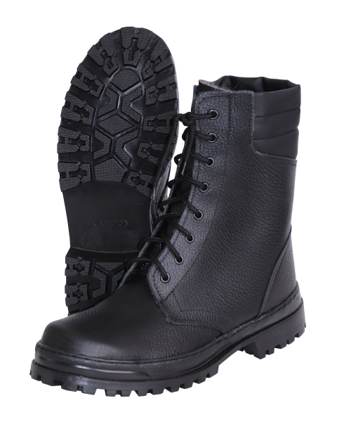 Ботинки с высоким берцем зимние "БАТАЛЬОН" искус. мех