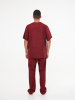 Костюм рабочий универсальный №104 (куртка, брюки) бордо, ткань смесовая