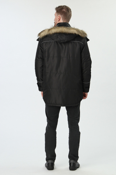 Куртка зимняя Аляска-Люкс (тк.Cat’s eye), черный (ЧЗ)