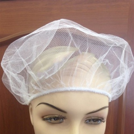 Шапочка-сеточка, белая