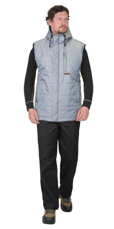 Жилет "ЗОДИАК" св.серый (ЧЗ) тк. Оксфорд