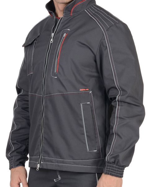 Куртка "АЛЕКС" летняя мужская темно-серая (ЧЗ)