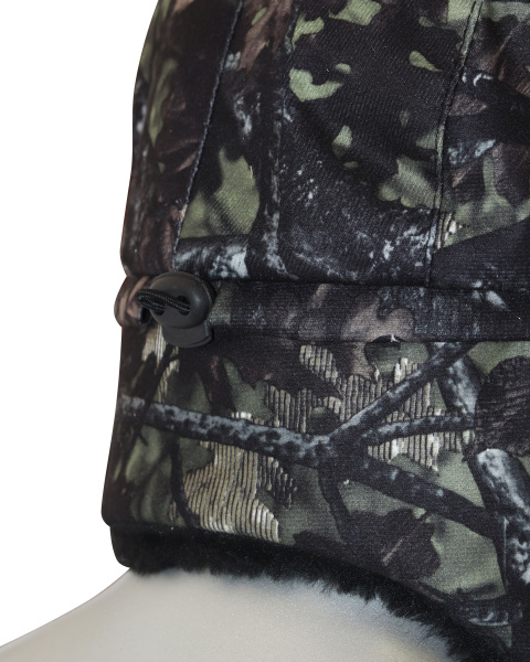 Шапка-ушанка "ОХОТА" КМФ Тёмный Лес (тк. Алова)