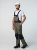 Полукомбинезон рабочий мужской №116 хаки, черный, СОП, ткань Канвас