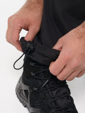 Брюки рабочие мужские №106 черные, ткань Рип-стоп