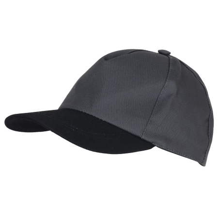 Кепка- "бейсболка" т.серая с черным козырьком (тк.Rodos)