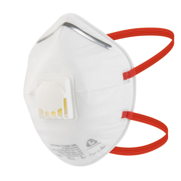 JM-8622 Mircon Полумаска противоаэрозольная с клапаном, чашеобразная, класс защиты FFP2 NR D, в упаковке 10 шт