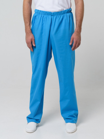 Брюки рабочие универсальная №104 голубой, ткань ТИСИ