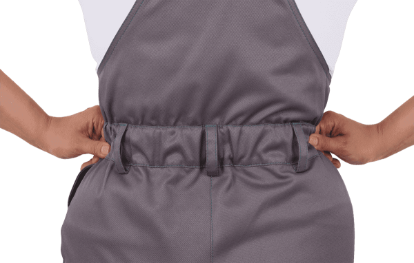 Костюм ГАЛАКТИКА летний, серый-бирюза, женский (Куртка+полукомбинезон) Кос 501 (ЧЗ)