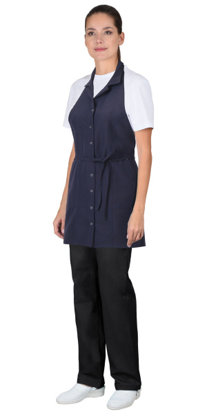 Фартук "ИРИС" темно-синий