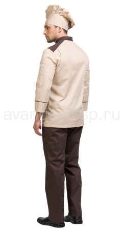 Костюм шеф-повара "Густаво" цв беж-кор (ЧЗ)
