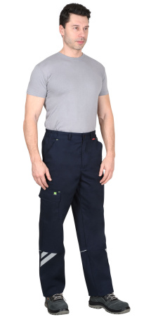 Костюм "ФОТОН - РОСС" куртка, брюки. синий с  черным (ЧЗ)