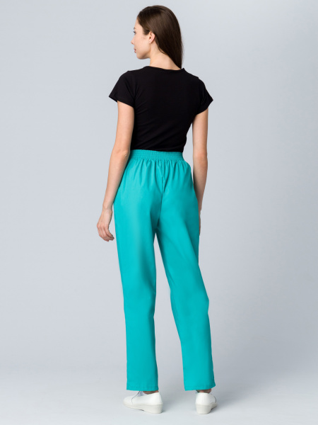 Брюки женские Классик (тк.ТиСи), бирюзовый