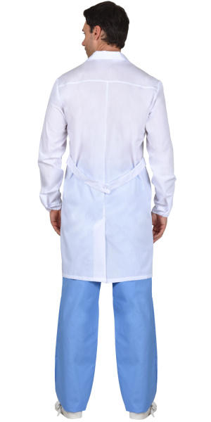 Халат "Главврач" мужской белый (ЧЗ)