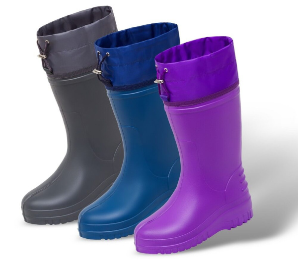 Сапоги женские из ЭВА (осень/зима -20С) С-062 серые