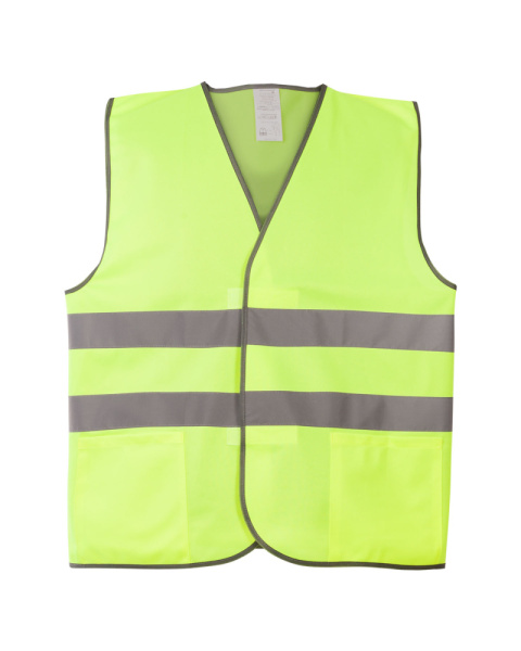 Жилет сигнальный ТИП-1,  желтый., 2 кл защиты трикотажное полотно